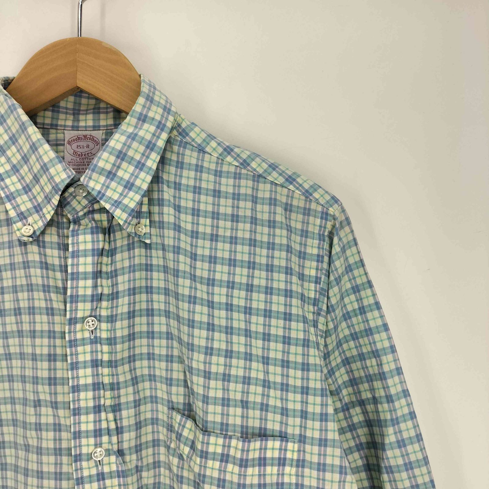 ブルックスブラザーズ BROOKS BROTHERS 80-90S USA製 ギンガムチェック