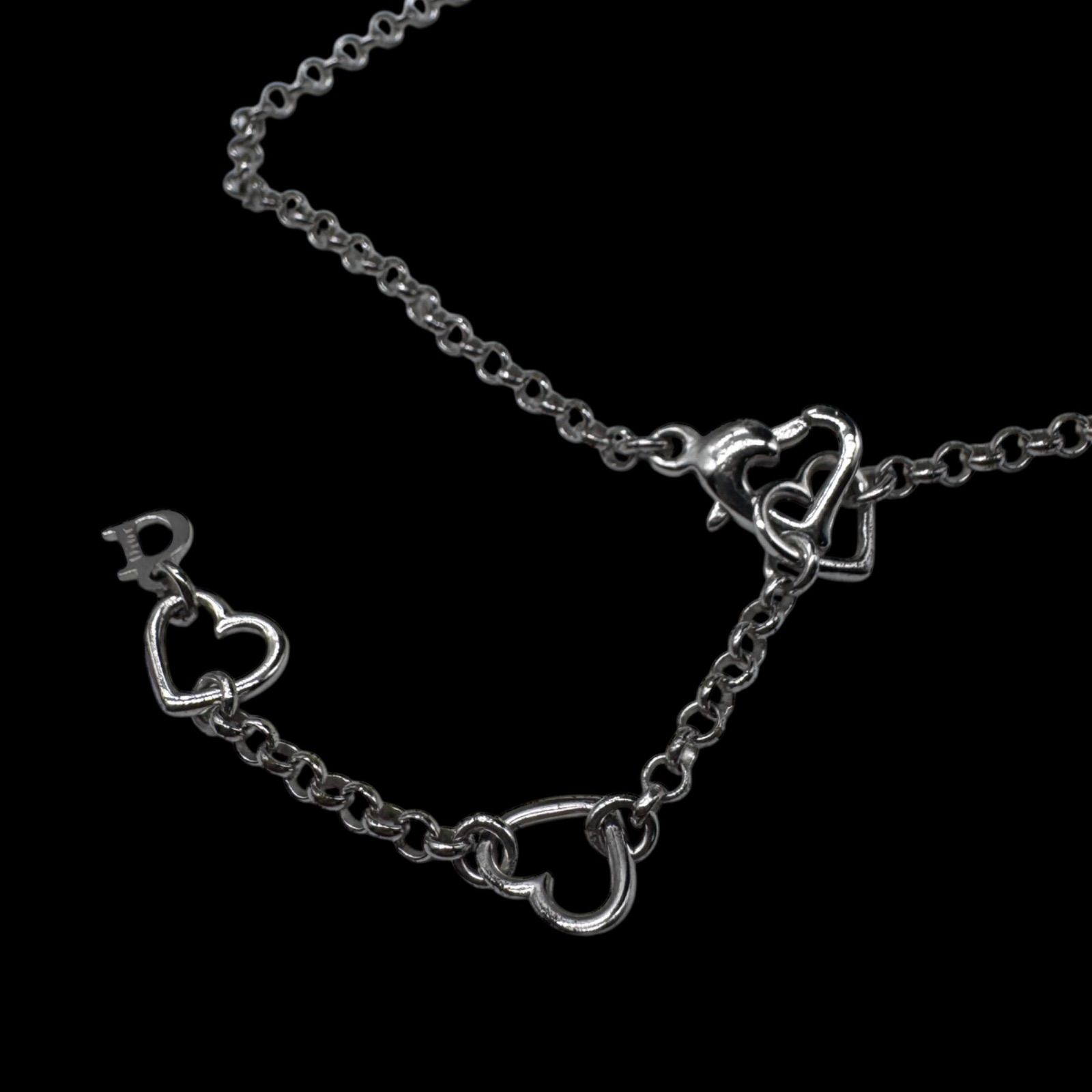 希少 Christian Dior クリスチャンディオール CDロゴ ハートモチーフ