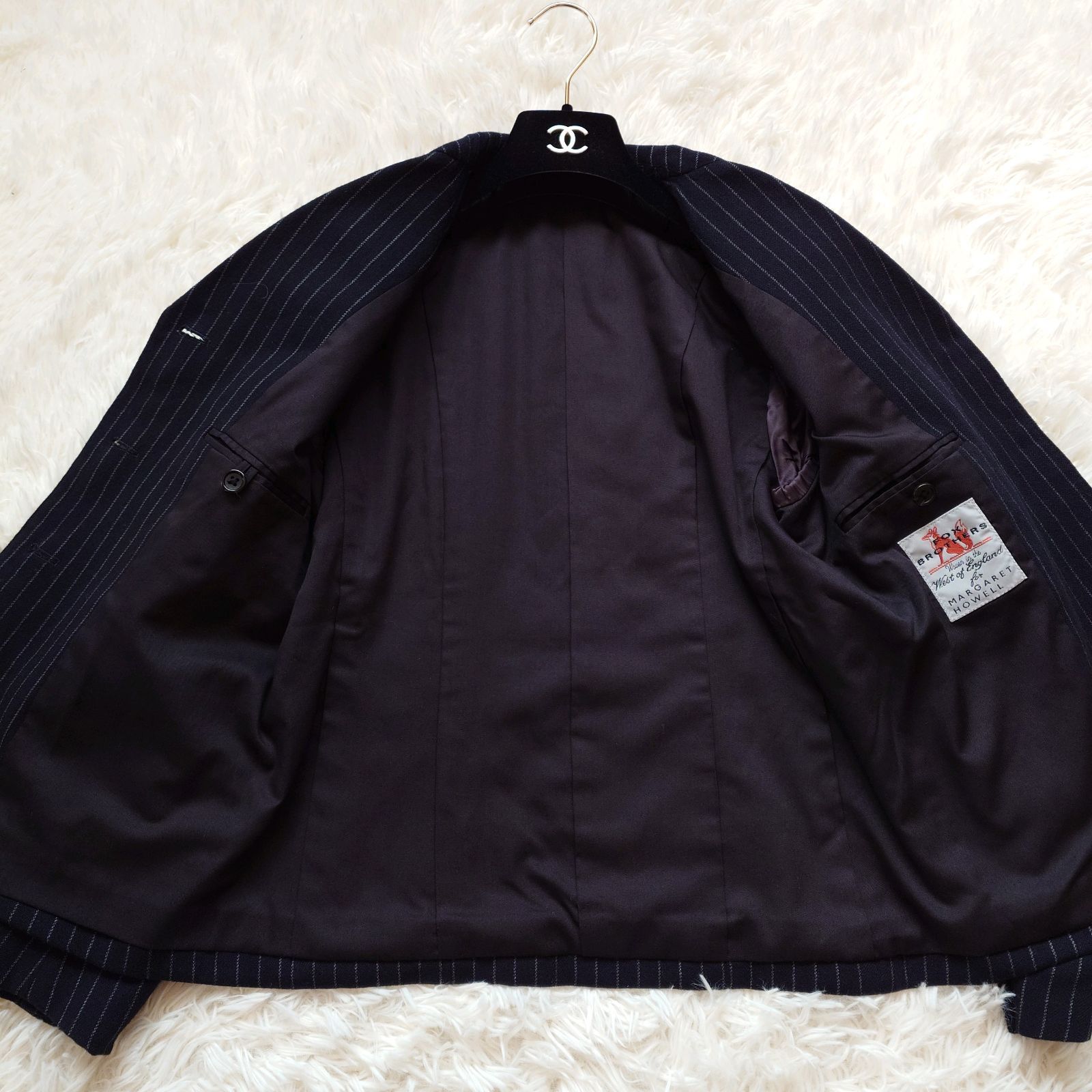 新品同様*マーガレットハウエル×FOX BROTHERS フランネル ジャケット FOX BROTHERS FOR MARGARET HOWELL | MARGARET HOWELL