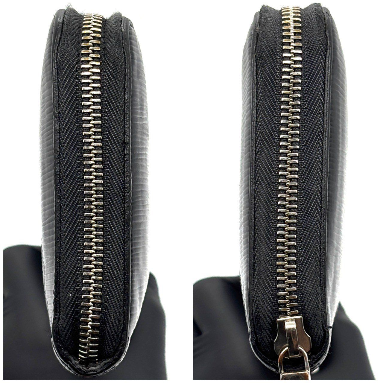 仕事が整う黒】 LOUIS VUITTON 長財布 エピ ラウンドファスナー 16