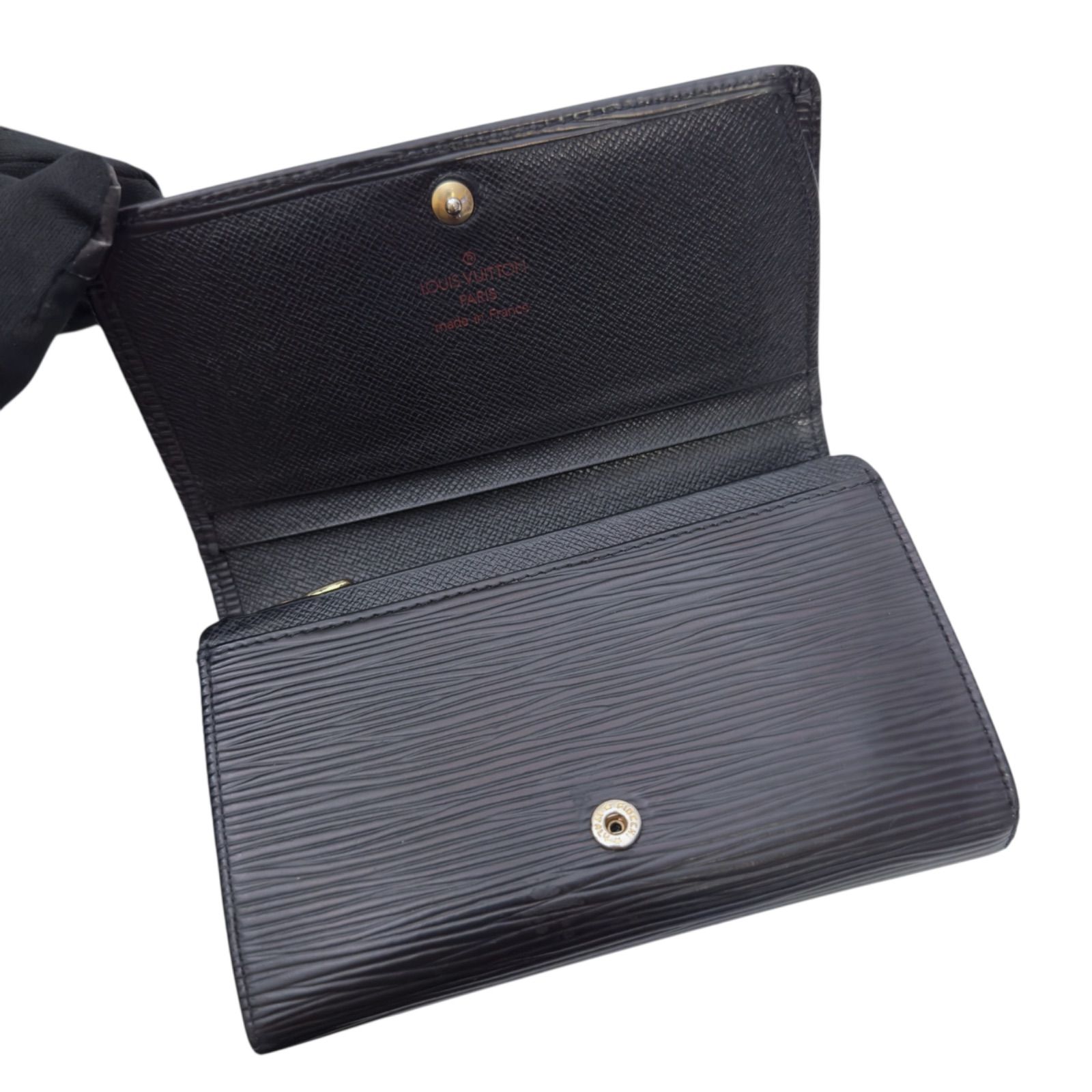 LOUIS VUITTON ルイヴィトン エピ ポルトモネ ビエ トレゾール L字