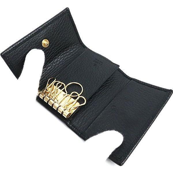 広尾店】極美品 グッチ GUCCI キーケース GGマーモント 6連 レザー