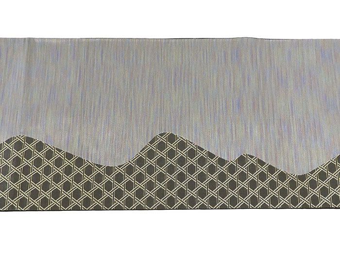 袋帯 未使用 正絹 染色作家 斉藤三才 籠目 フォーマル 未着用 超美品