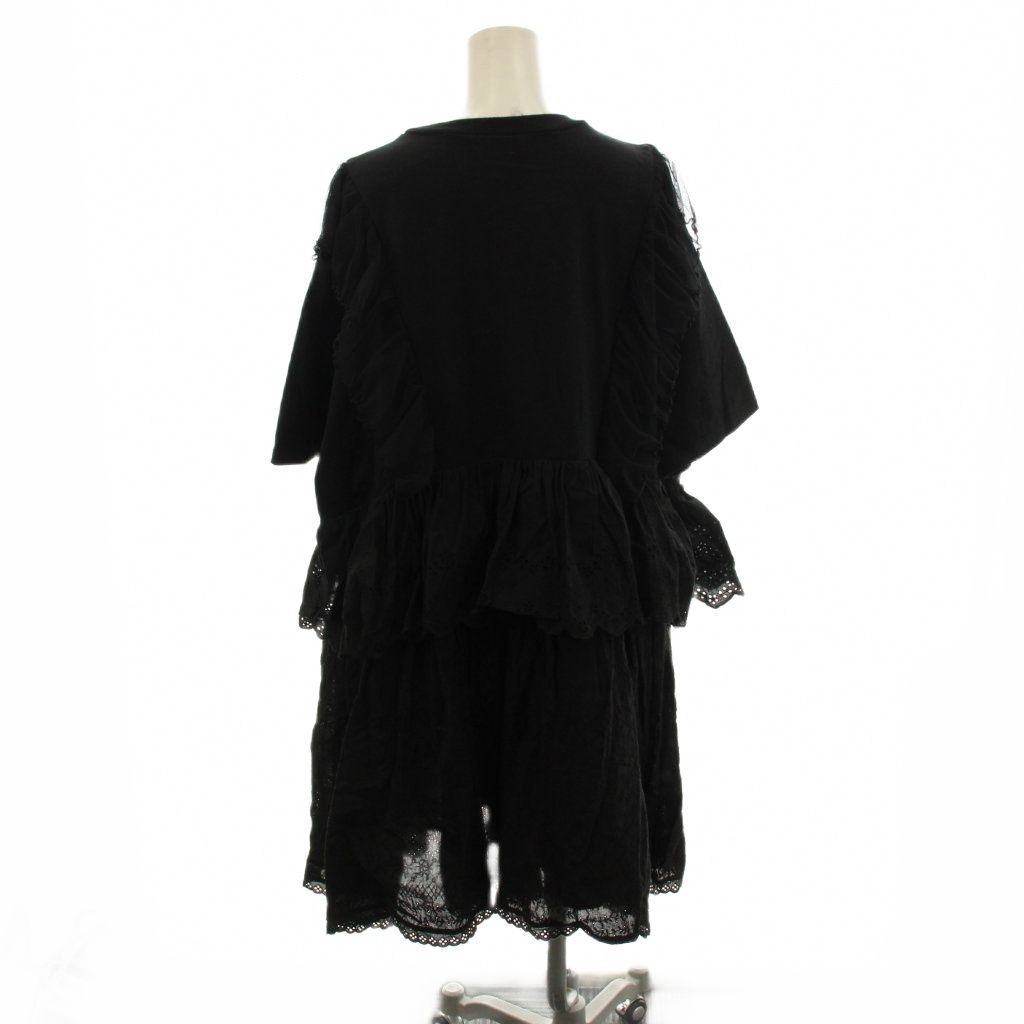 キャンディストリッパー Candy Stripper ワンピース 2 黒 半袖 フリル