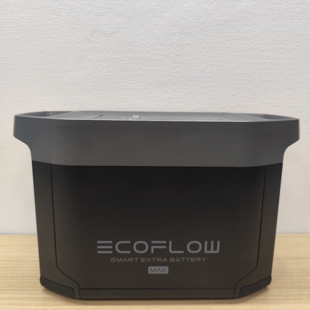 認定整備済品 EcoFlow DELTA 2 MAX エクストラバッテリー ポータブル電源の容量拡張に バッテリー容量拡大 2048 Wh