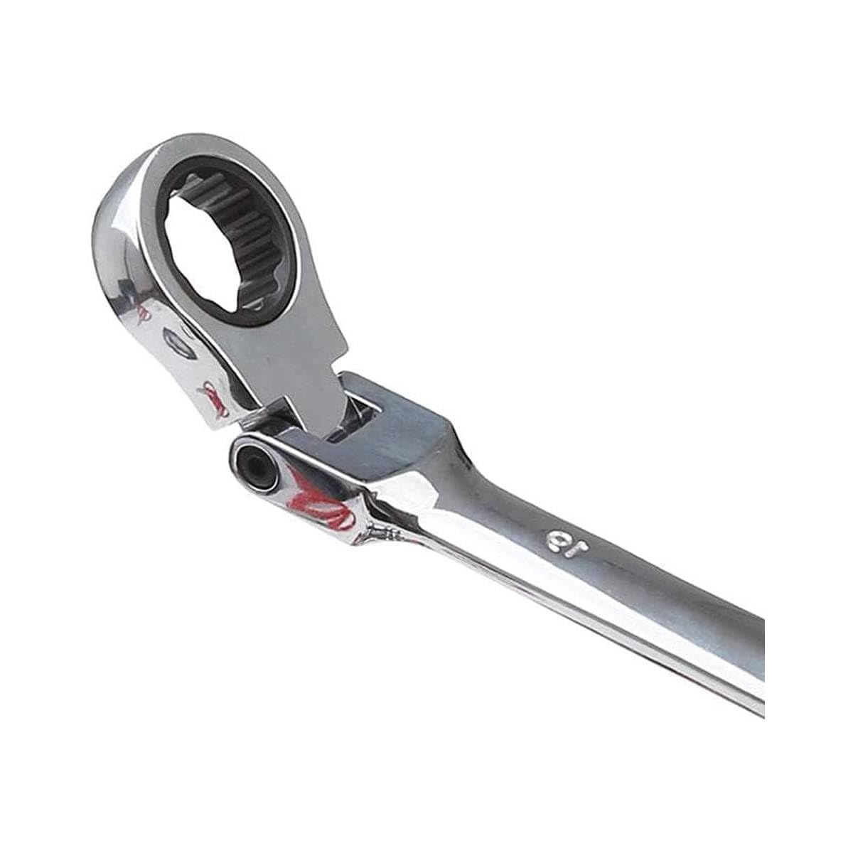 Wnicek コンビネーションレンチ スパナセット 8 mm 24 12本組 メガネレンチセット 高炭素鋼製 鏡面仕上げ 両用ヘッド ラチェットスパナ 組み立て自動車修理 メンテナンス用 レンチセット 防水収納袋付き