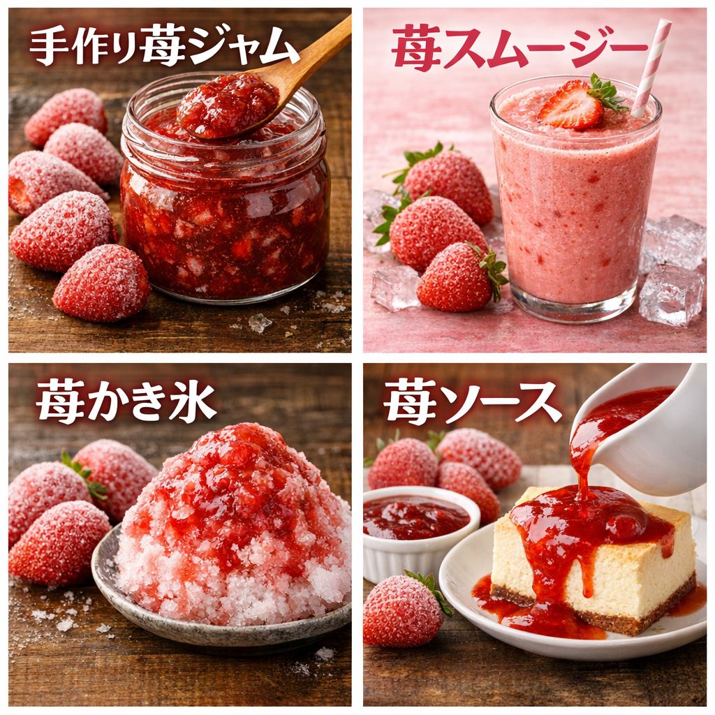 送料無料 冷凍いちご 9kg 三重県産 朝採り 2026年収穫 - メルカリ