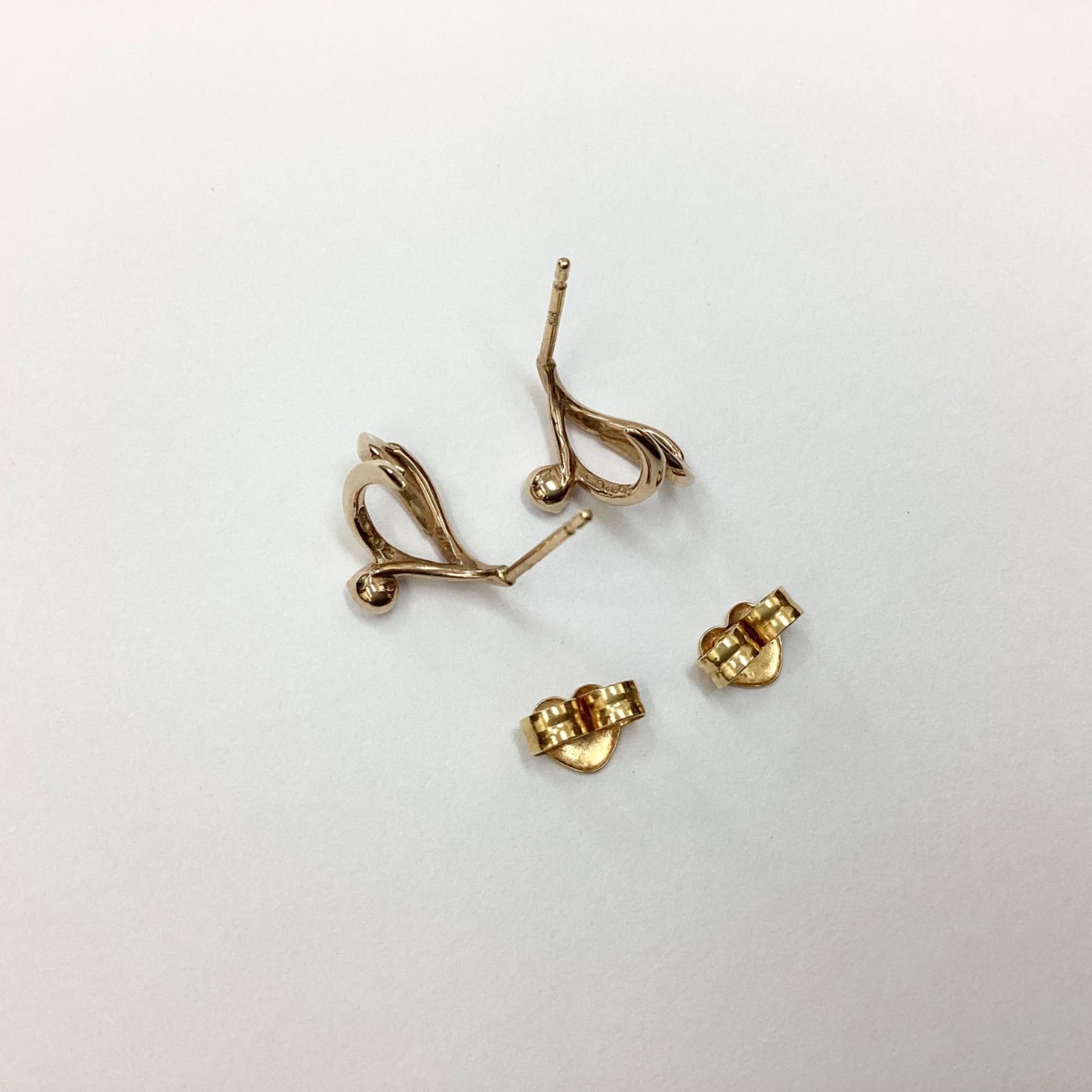 ☆STAR JEWELRY スタージュエリー K18 ダイヤモンドピアス 約1.68g 