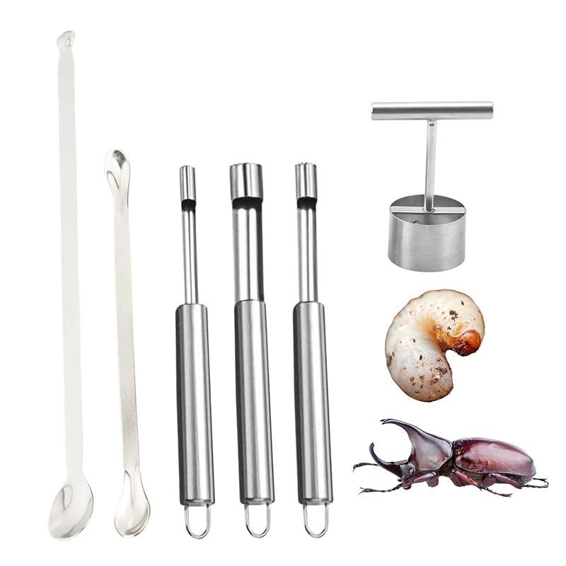 Archnote カブトムシ クワガタ 幼虫 菌糸ビン 幼虫入れ替え スプーン