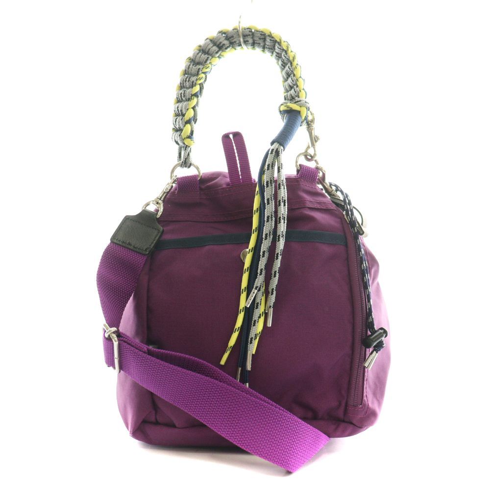 ザッツ zattu LOWEEL 巾着 ショルダーバッグ 紫 パープル /SS □OS  