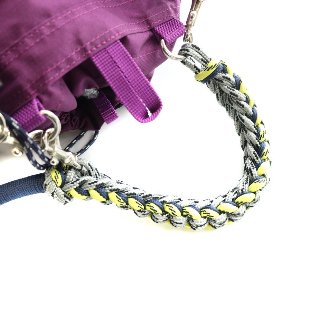 ザッツ zattu LOWEEL 巾着 ショルダーバッグ 紫 パープル /SS □OS  