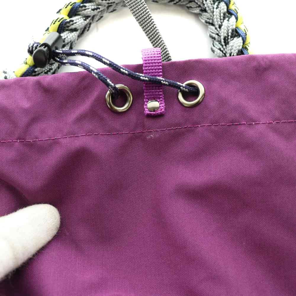 ザッツ zattu LOWEEL 巾着 ショルダーバッグ 紫 パープル /SS □OS  