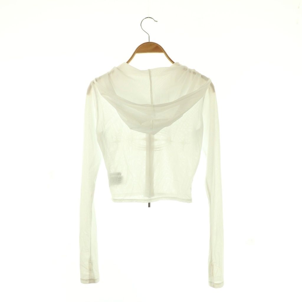 ザレッドスレッド THEREDTHREAD S sheer hoodie sparkles パーカー