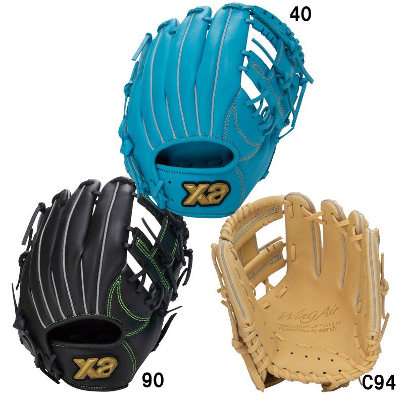 ザナックス Xanax 軟式ジュニア用ウイングエアーグラブ サイズM JR