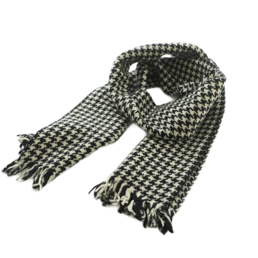 マーガレットハウエル MARGARET HOWELL CHUNKY DOGTOOTH SCARF