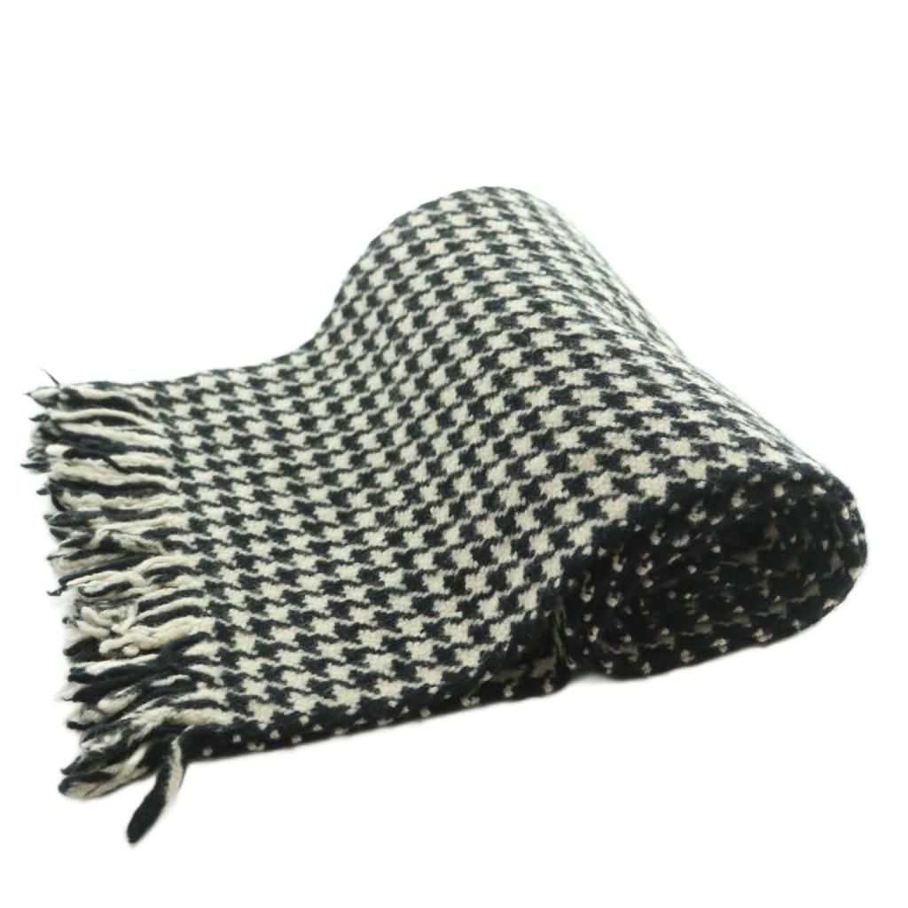 マーガレットハウエル MARGARET HOWELL CHUNKY DOGTOOTH SCARF
