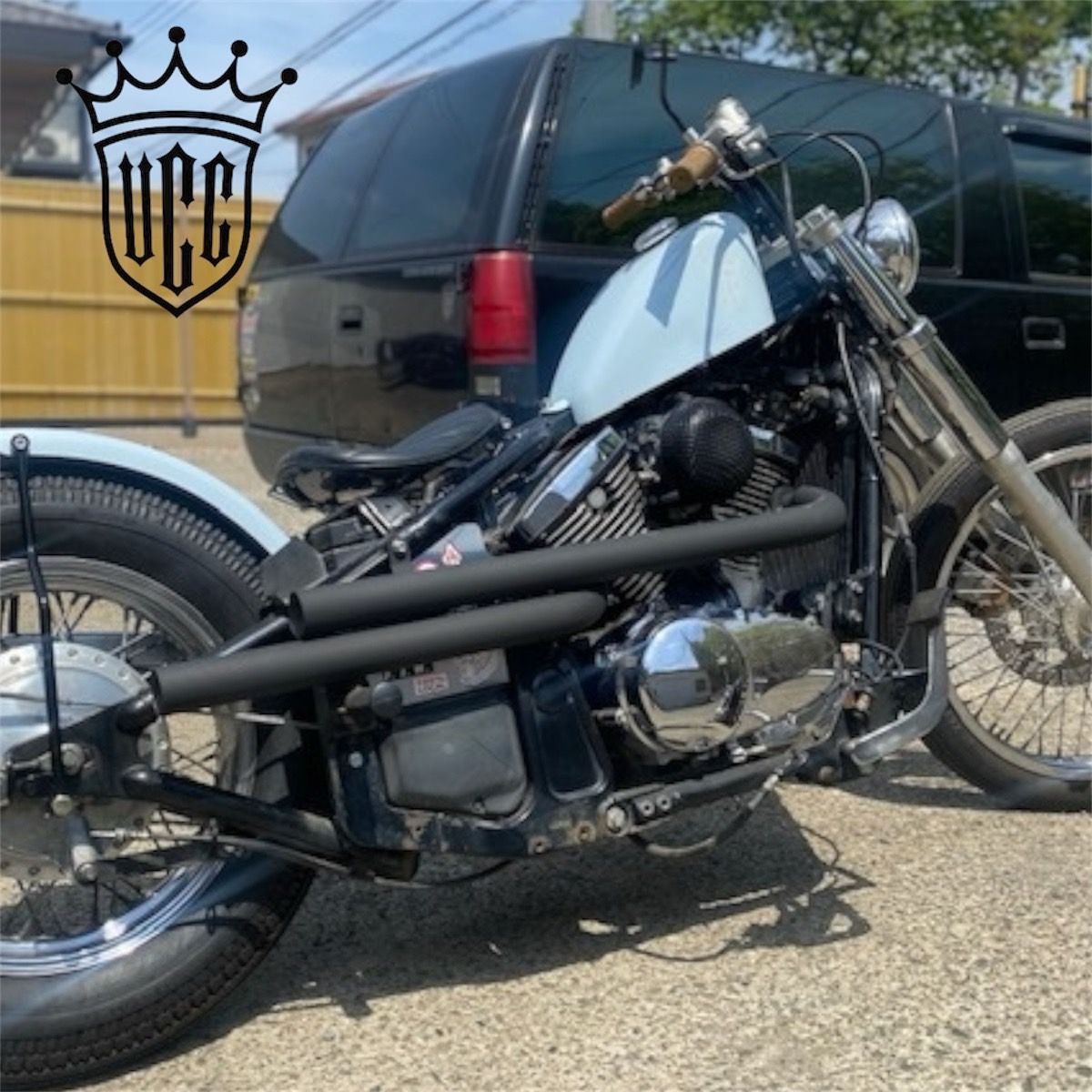 純国産/日本製】UCCオリジナル バルカン400/800 ショットガンマフラー