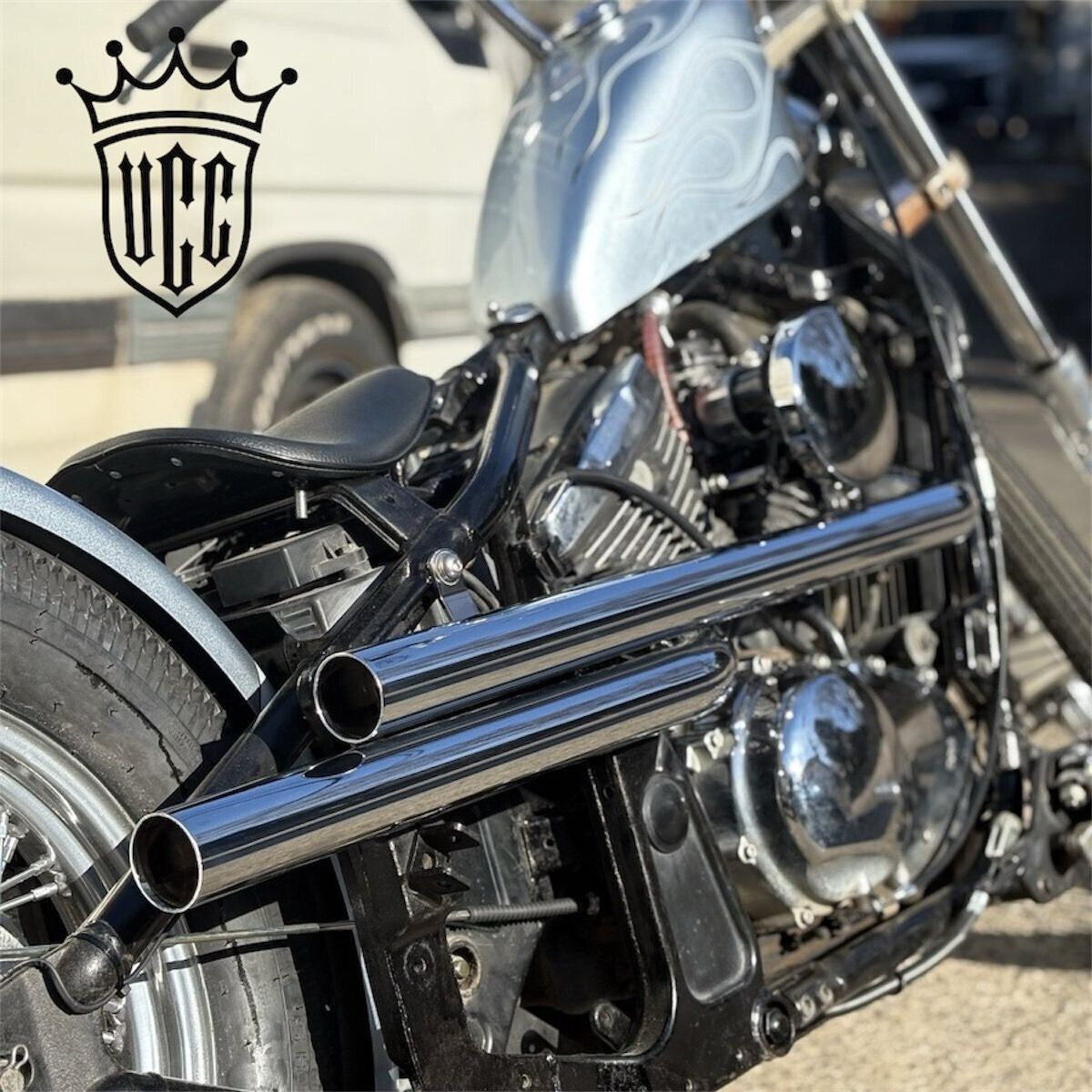 バルカン400 ショットガンマフラーUCC 純国産/日本製】UCCオリジナル バルカン400/800 ショットガンマフラー