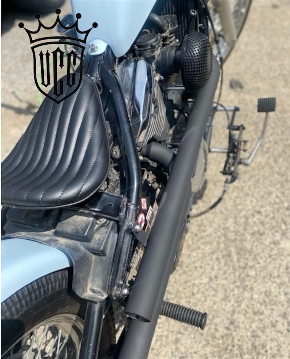 純国産/日本製】UCCオリジナル バルカン400/800 ショットガンマフラー