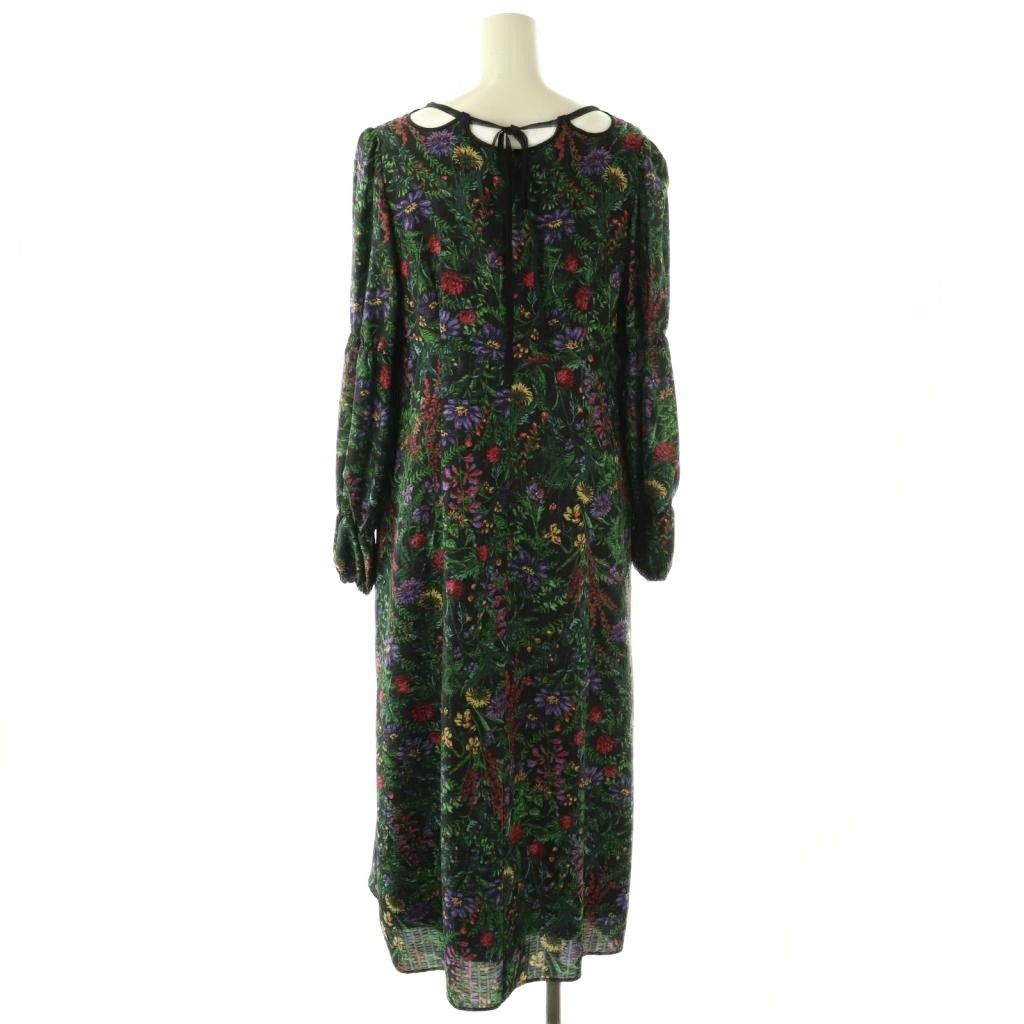 ミュベール muveil 24SS フラワープリントワンピース 長袖 ロング 花柄