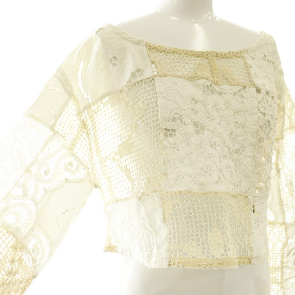 マリオンヴィンテージ MALION vintage カットワークレーストップス