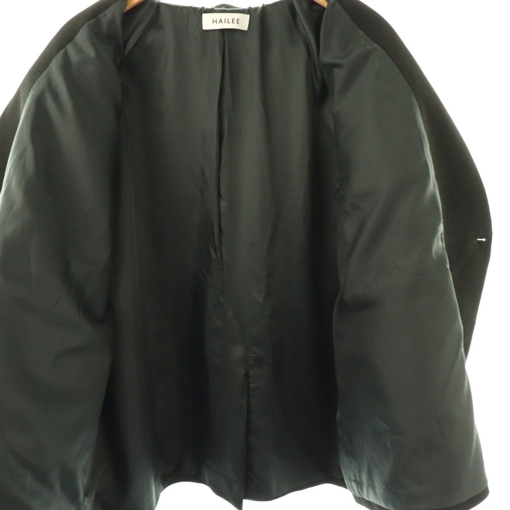 HAILEE 新品 オーバーサイズジャケットコート ブラック ella HAILEE 新品 オーバーサイズジャケットコート ブラック ella HAILEE