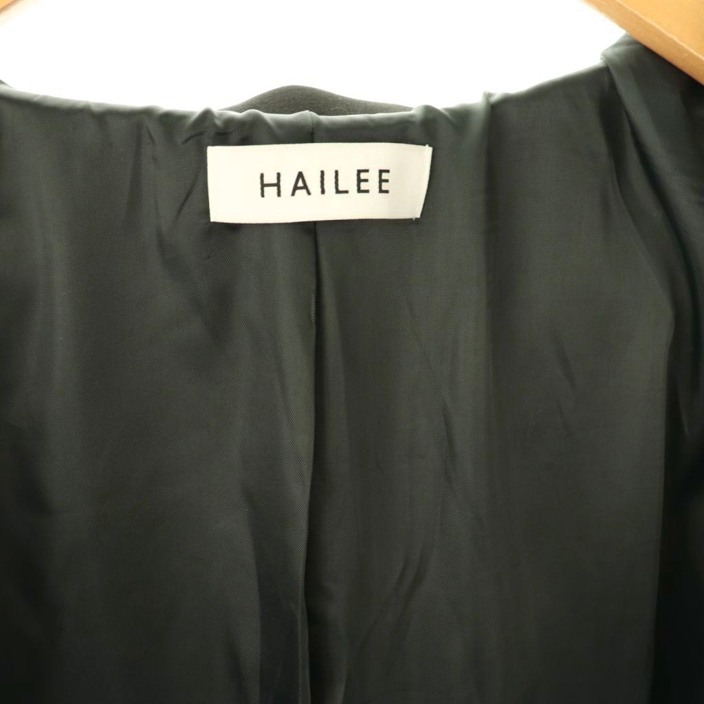 HAILEE 新品 オーバーサイズジャケットコート ブラック ella ヘイリー HAILEE オーバーサイズジャケットコート テーラード