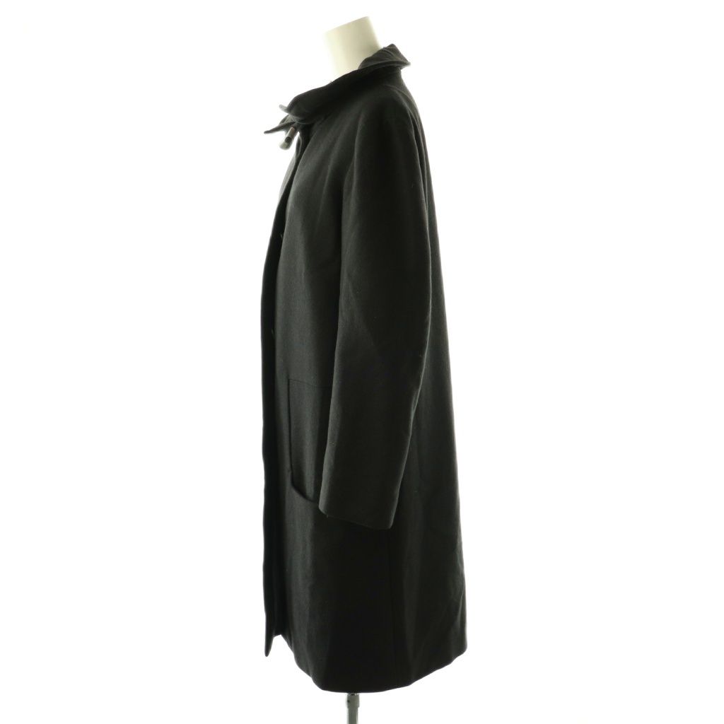 ジルサンダー JIL SANDER カシミヤ混 コート アウター ウール 34 黒