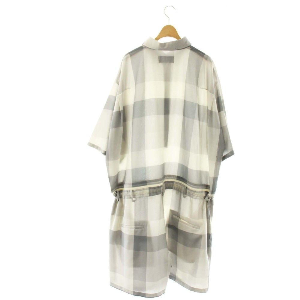 リヒトベシュトレーベン Licht Bestreben Detachable All In OneBlock Checkデタッチャブルオールインワン パンツ グレー /HK OS