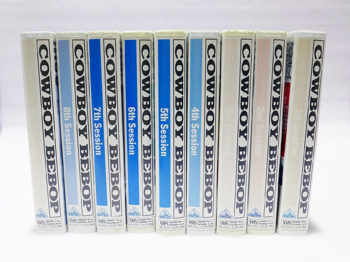 質Banana VHS カウボーイビバップ 1 9巻 ビデオ 現品限り♪