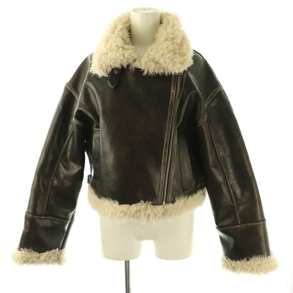 ムルーア MURUA 24AW ヴィンテージライクショートフェイクムートン