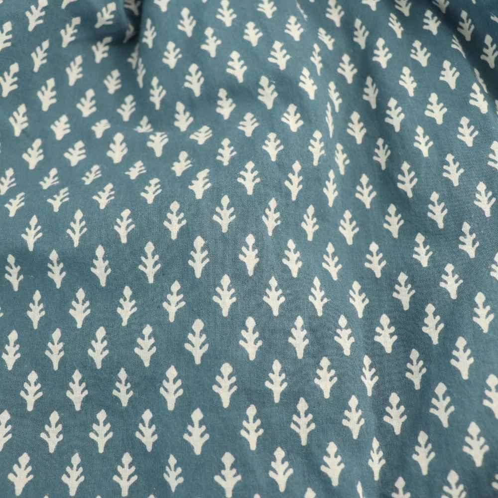 メゾンドソイル maison de soil 80s コットンボイル ツリーブロック  