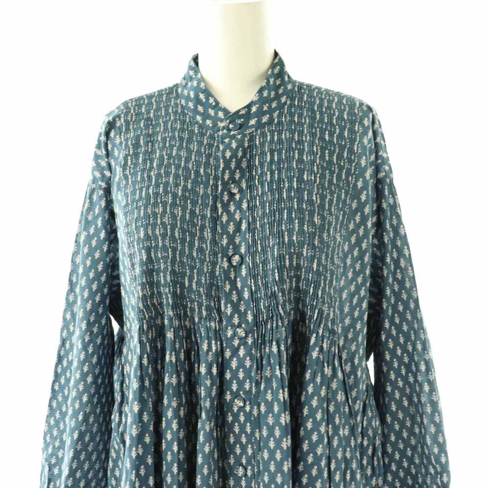 メゾンドソイル maison de soil 80s コットンボイル ツリーブロック  