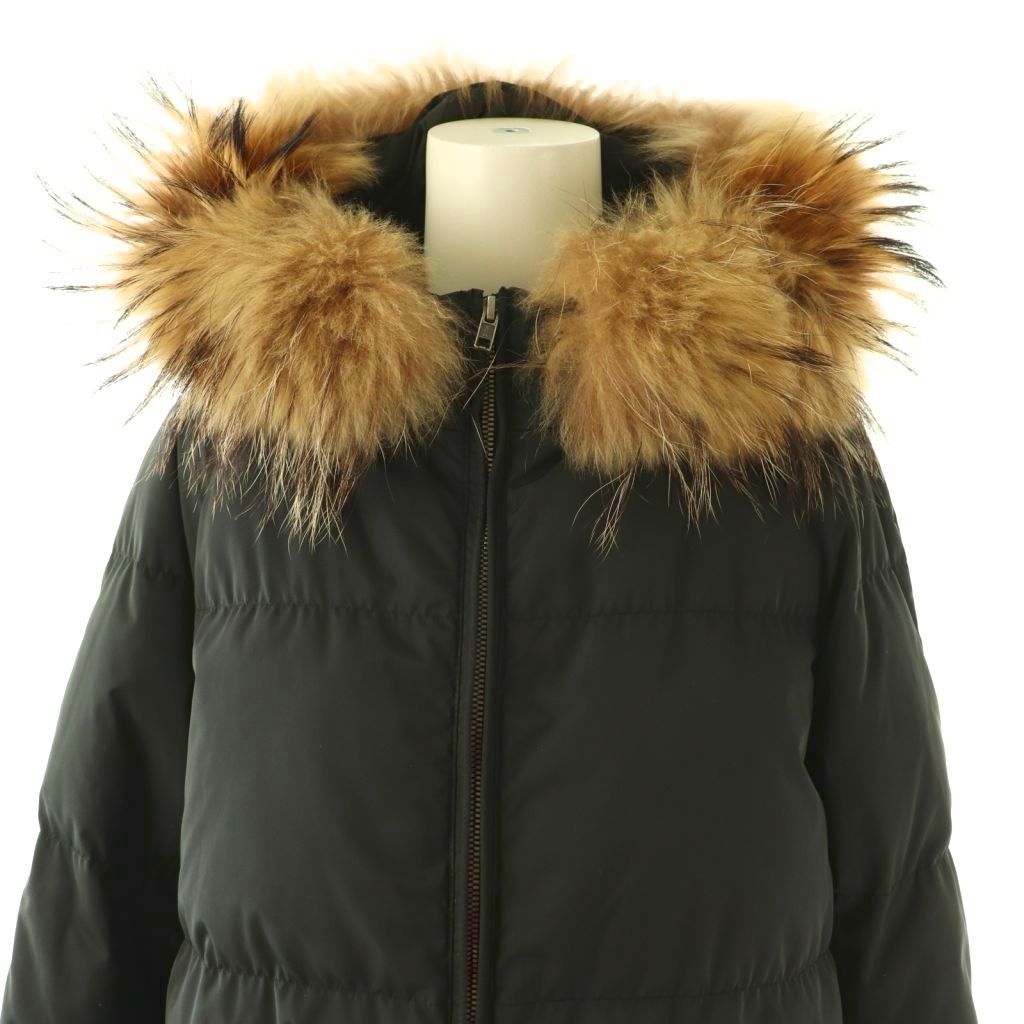 セオリー theory ダウンコート ダウンジャケット ファー M セオリー Theory ダウンコート アウター フード ファー S ブラック /DF