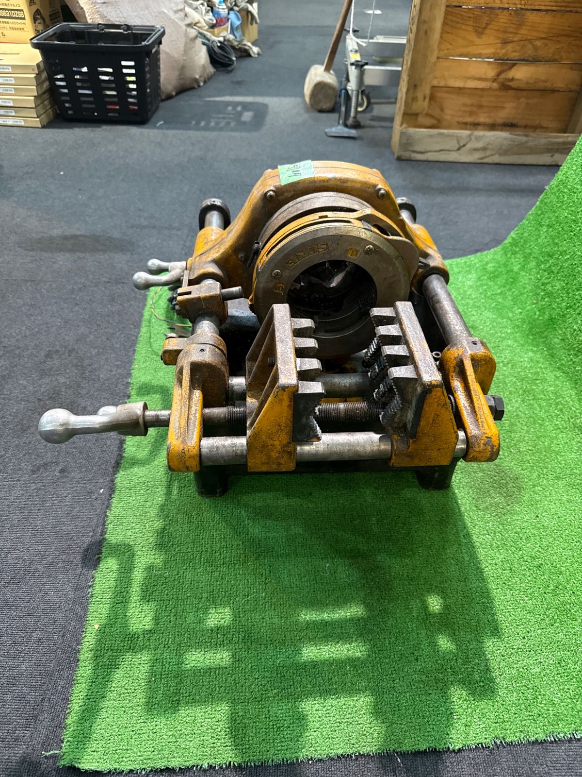 店頭引取 SONE マイコン82 コンジェット ねじ切り機 パイプマシン |始動のみ 済み