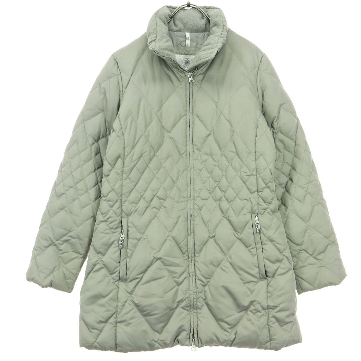 美品 Eddie Bauer エディーバウアー 長袖 ダウンコート SP グレー 