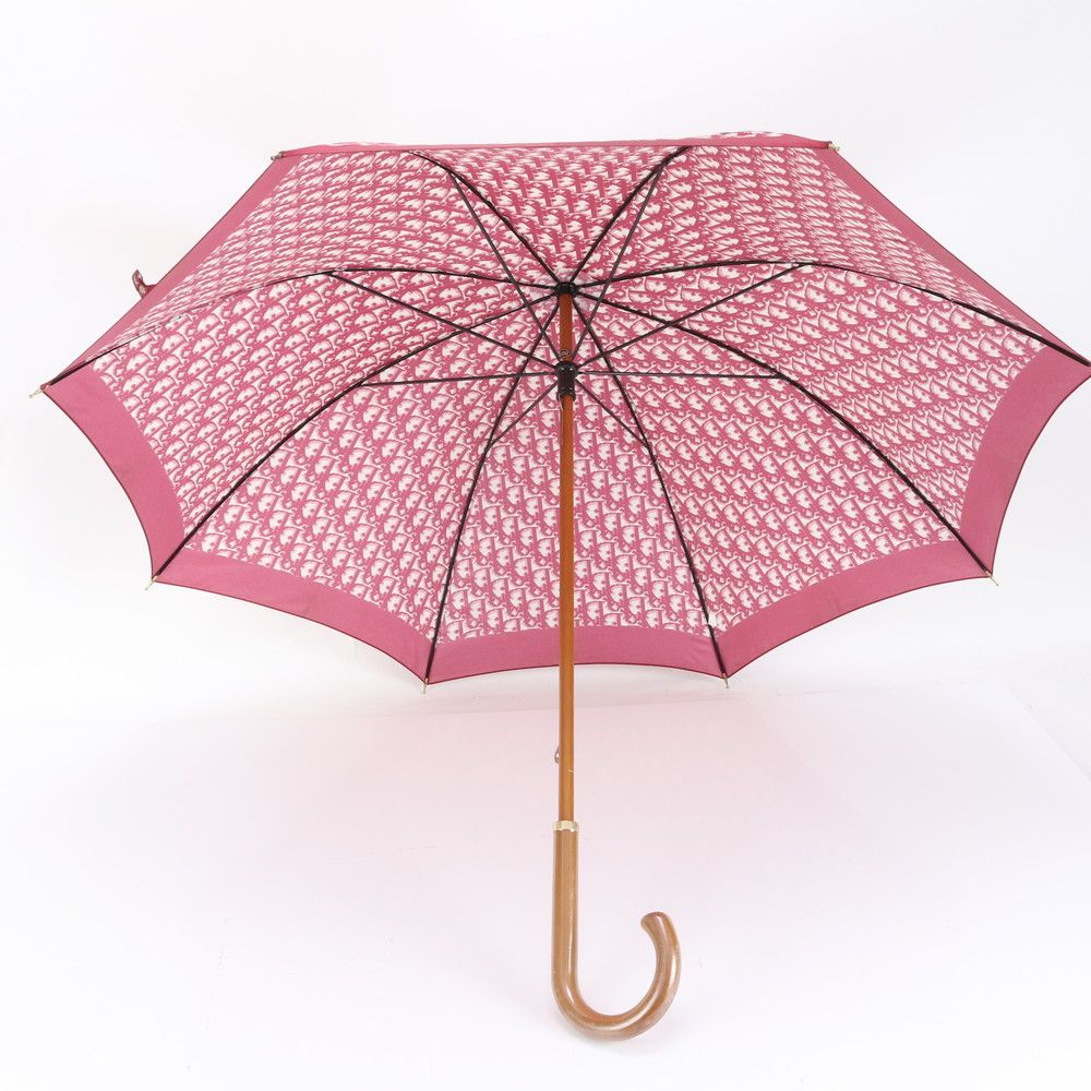 美品 クリスチャンディオール トロッター 傘 アンブレラ 長傘 雨具