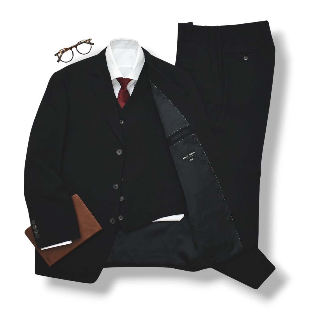 日本製 メンズ ティノラス MENS TENORAS シングル 3B 3ピース スーツ