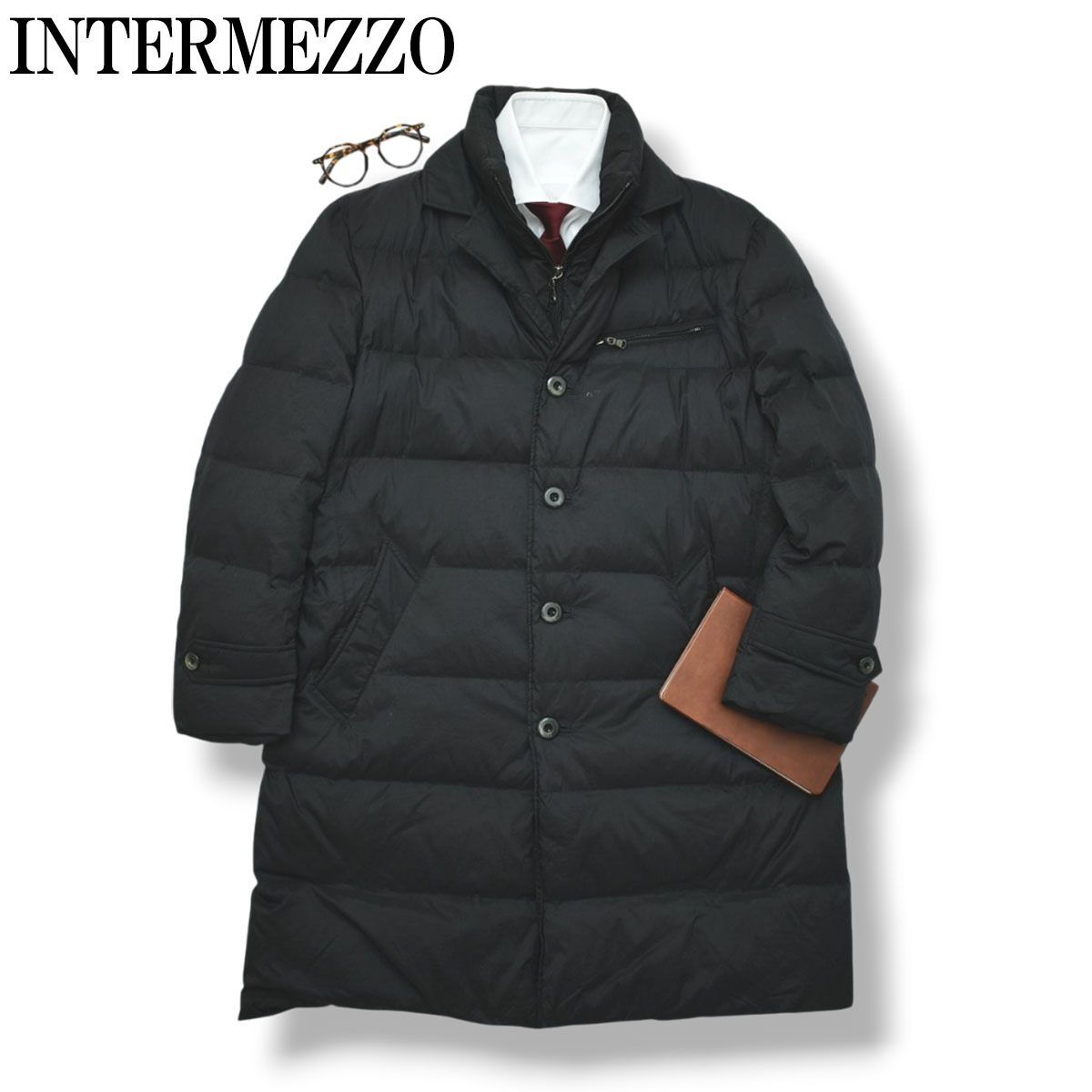 人気定番，低価 【防寒】 インターメッツォ INTERMEZZO ロング ダウン 