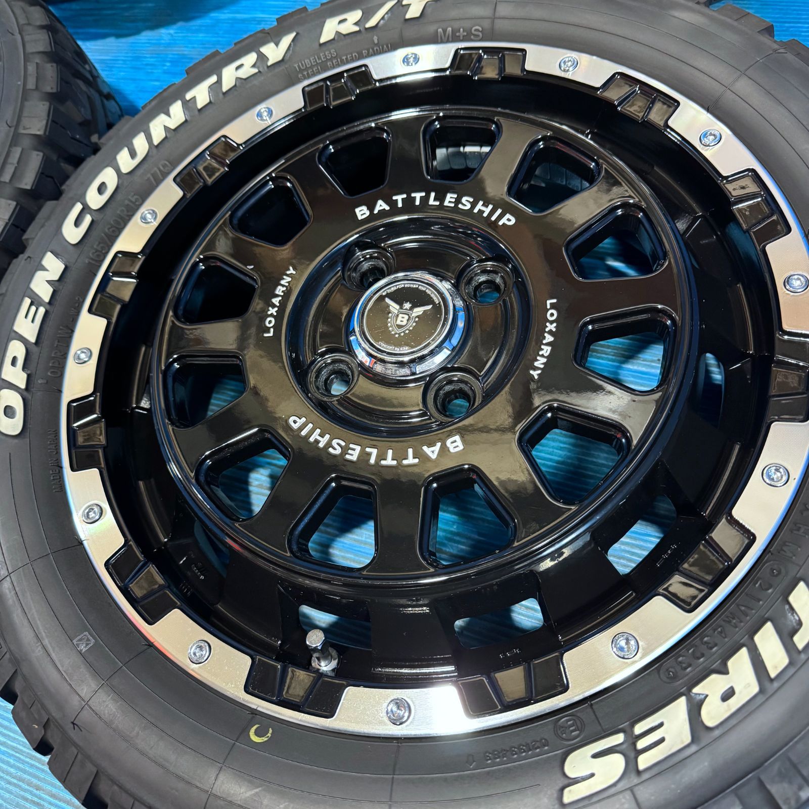 美品 BADX ロクサーニ バトルシップ NEO 15インチ 4.5J +45 PCD100 4穴