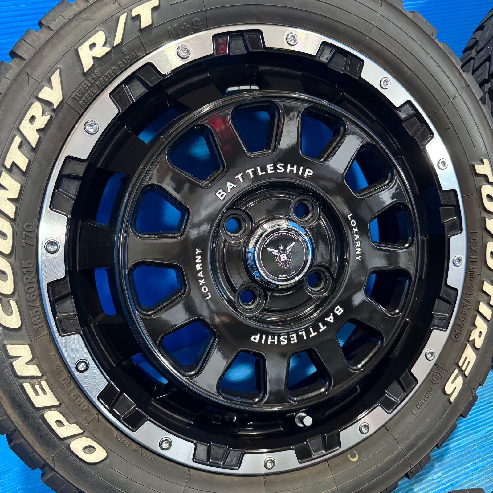 美品 BADX ロクサーニ バトルシップ NEO 15インチ 4.5J +45 PCD100 4穴