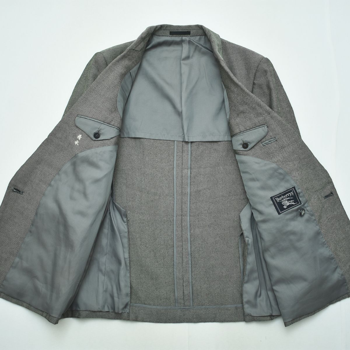 高級】 90s バーバリー Burberrys ダブル 4B スーツ セットアップ 上下