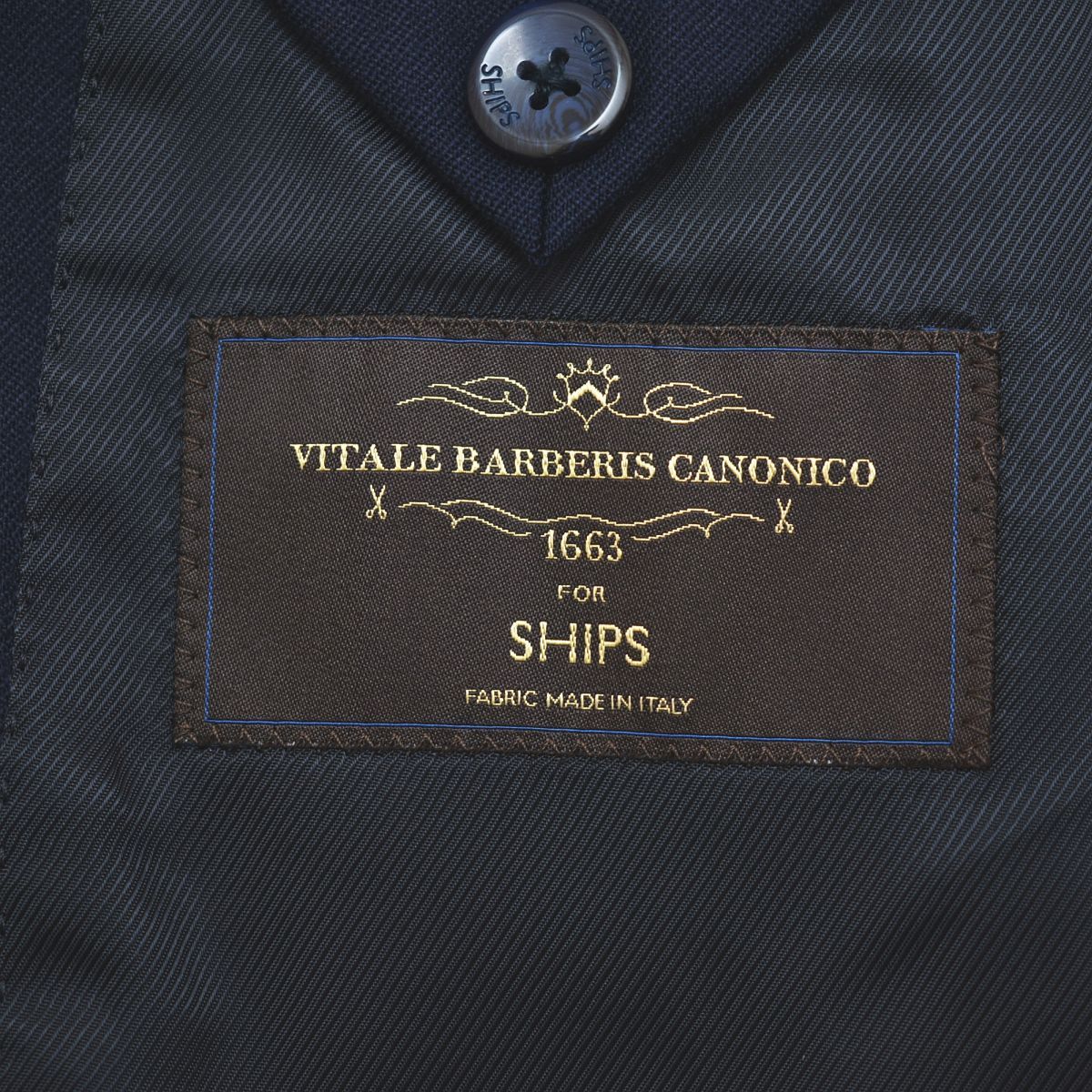 美品】 【高級】 シップス SHIPS カノニコ Vitale Barberis Canonico 