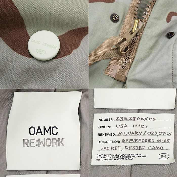 SALE【美品】OAMC オーエーエムシー ブルゾン 2023年製 RE:WORK