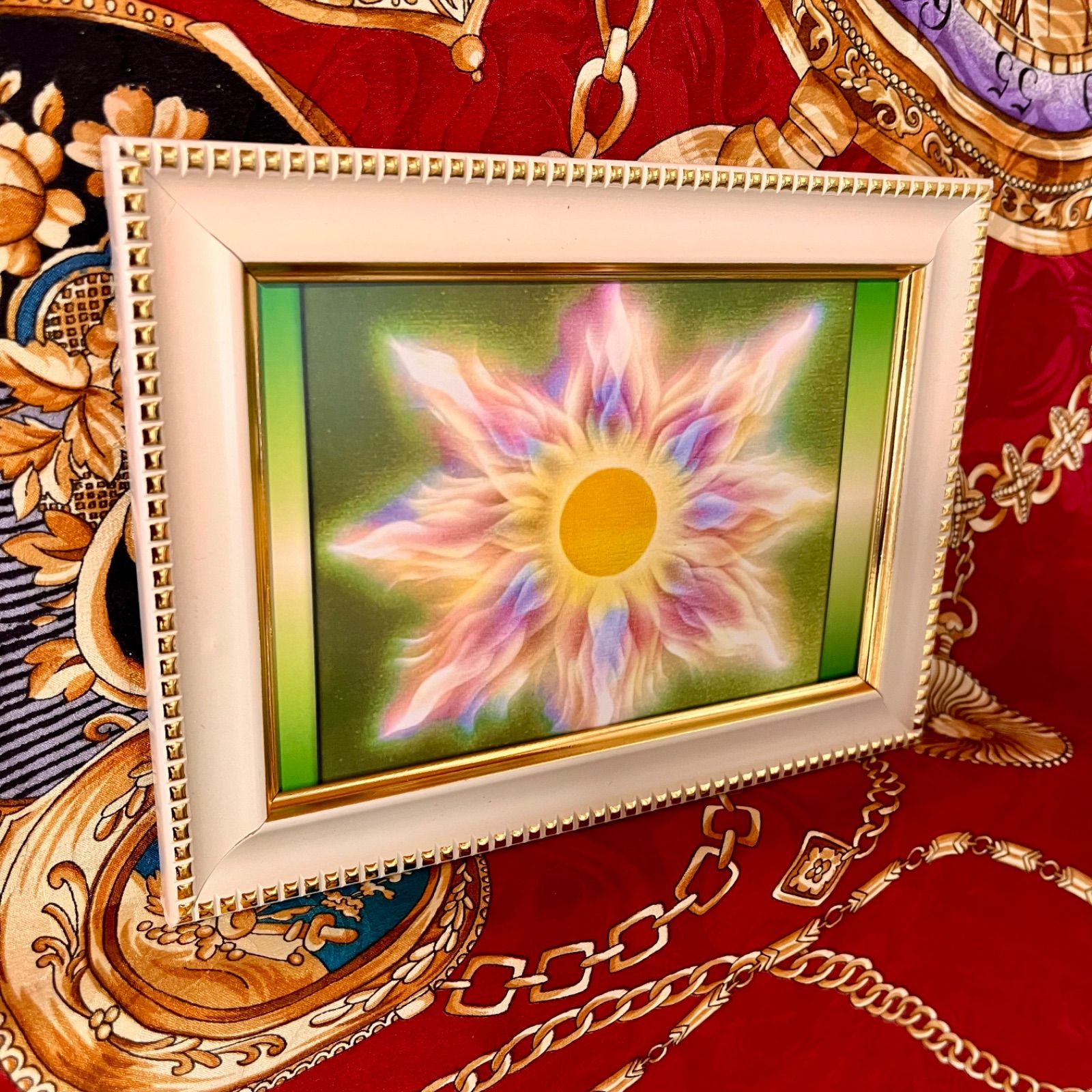 開運アート強力波動⭐︎大天使ミカエル(緑)ポストカード