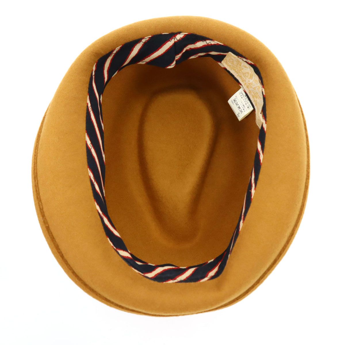 美品 CA4LA カシラ 日本製 ウール ハット キャメル 帽子 ユニセックス