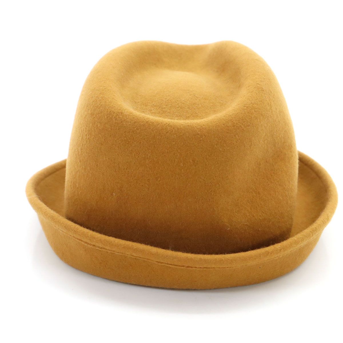 美品 CA4LA カシラ 日本製 ウール ハット キャメル 帽子 ユニセックス