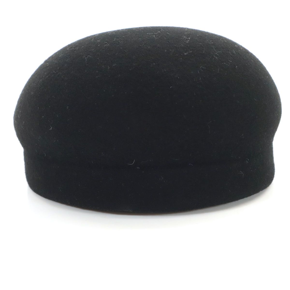 美品 CA4LA カシラ 日本製 フェルト ベレー帽 ブラック 帽子