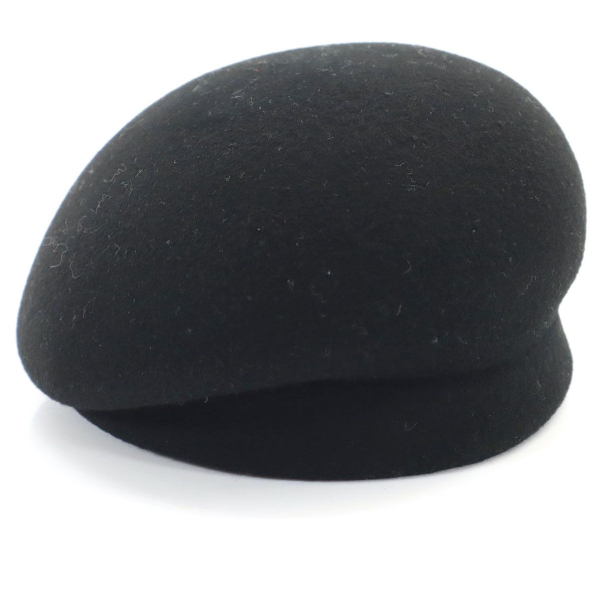 美品 CA4LA カシラ 日本製 フェルト ベレー帽 ブラック 帽子