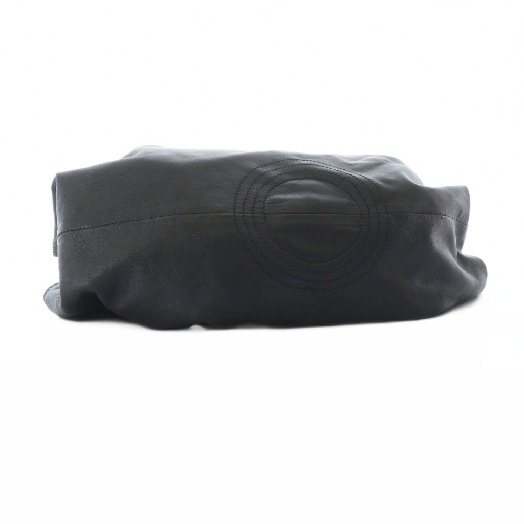 ロエベ LOEWE ナッパアイレ アナグラム ハンドバッグ レザー 本革 黒